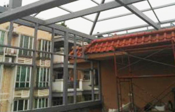 珠海別墅鋼結構加層改造工程案例